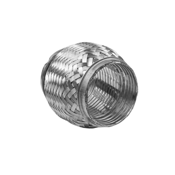 76mm x 100mm Interlock Weld On 304 Stainless Steel Exhaust Turbo Flexi Tube Pipe