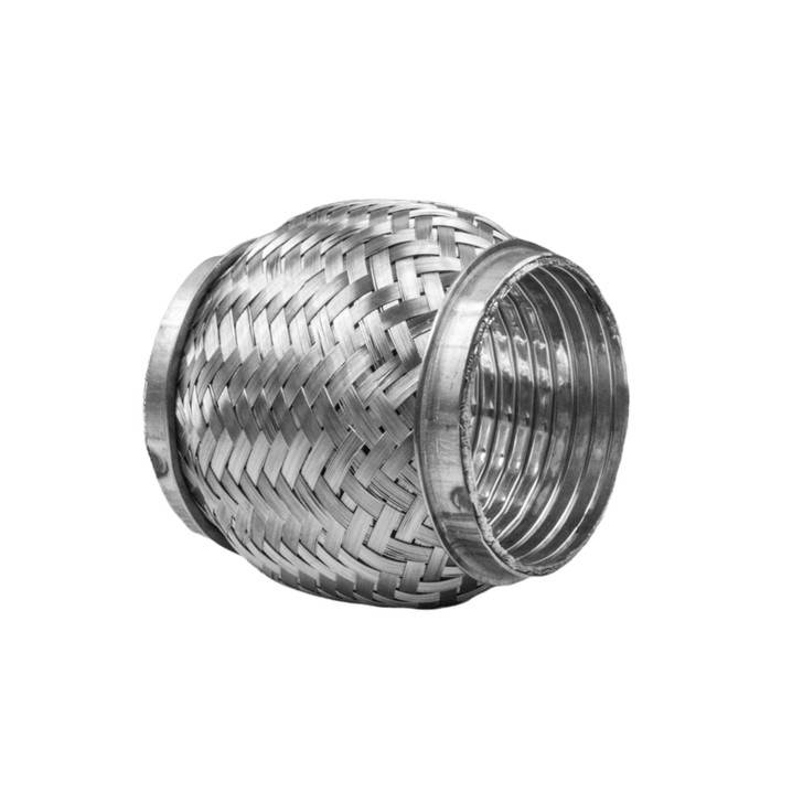 76mm x 100mm Interlock Weld On 304 Stainless Steel Exhaust Turbo Flexi Tube Pipe