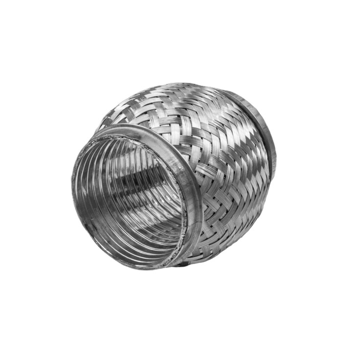 76mm x 100mm Interlock Weld On 304 Stainless Steel Exhaust Turbo Flexi Tube Pipe