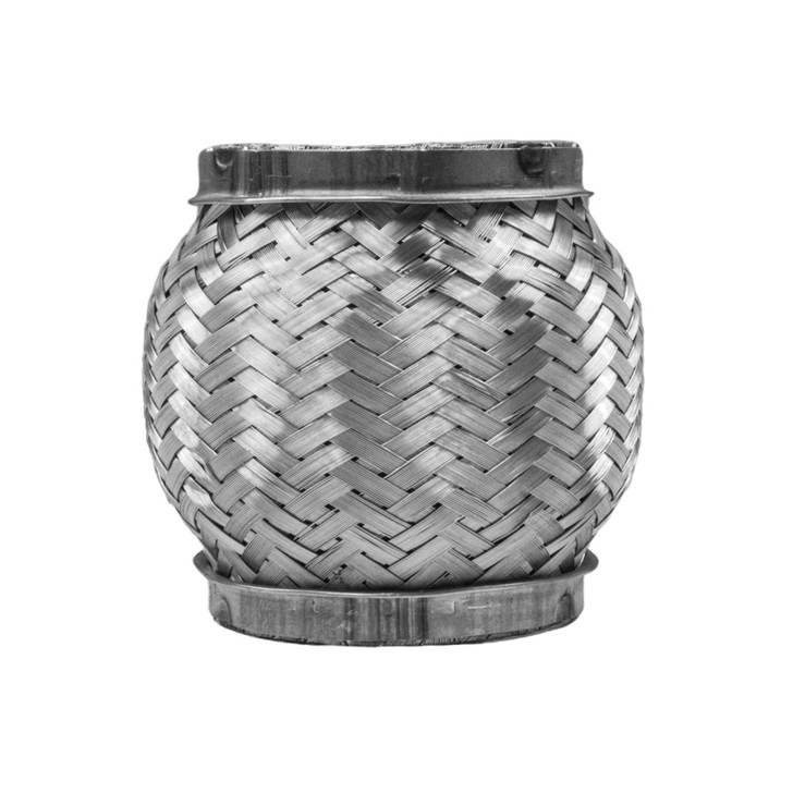 76mm x 100mm Interlock Weld On 304 Stainless Steel Exhaust Turbo Flexi Tube Pipe