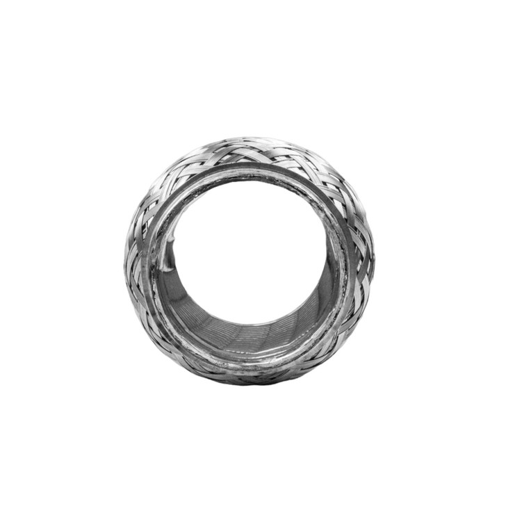 63mm x 100mm Interlock Weld On 304 Stainless Steel Exhaust Turbo Flexi Tube Pipe