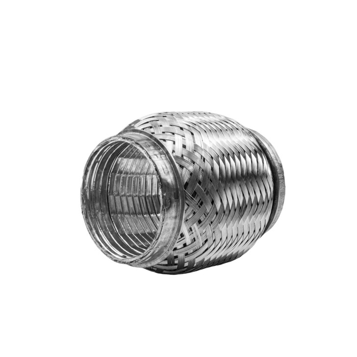 63mm x 100mm Interlock Weld On 304 Stainless Steel Exhaust Turbo Flexi Tube Pipe