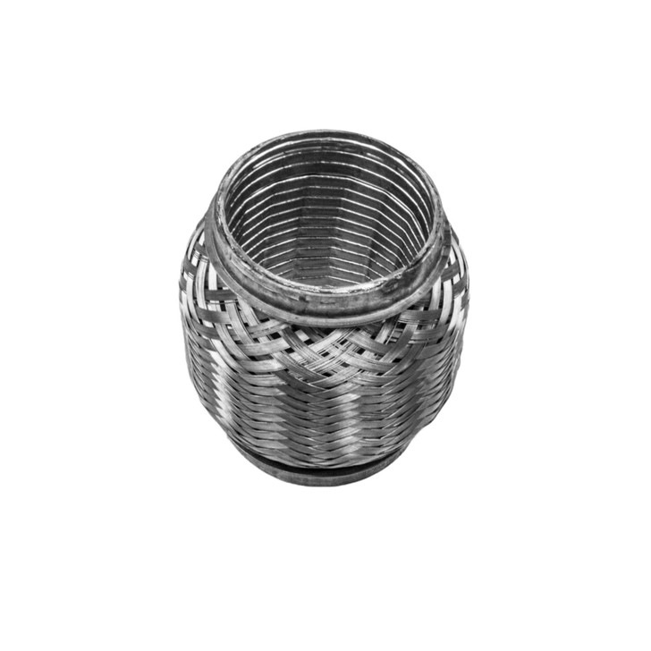 63mm x 100mm Interlock Weld On 304 Stainless Steel Exhaust Turbo Flexi Tube Pipe