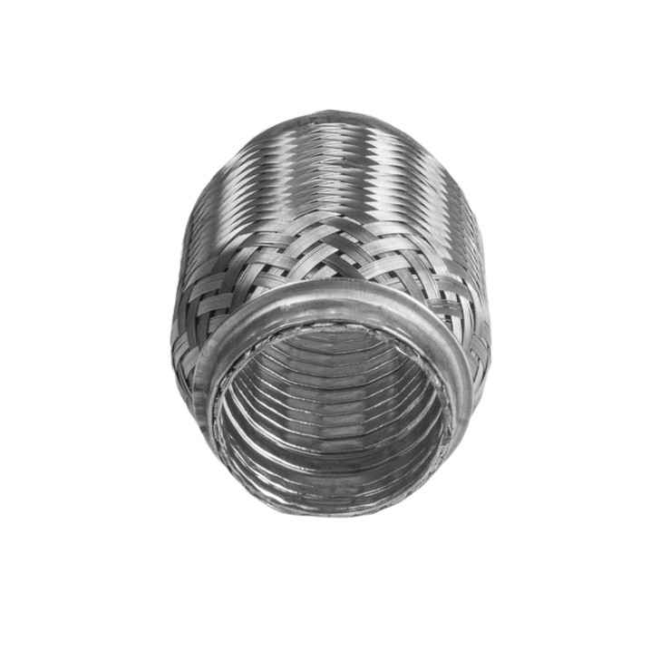 51mm x 100mm Interlock Weld On 304 Stainless Steel Exhaust Turbo Flexi Tube Pipe