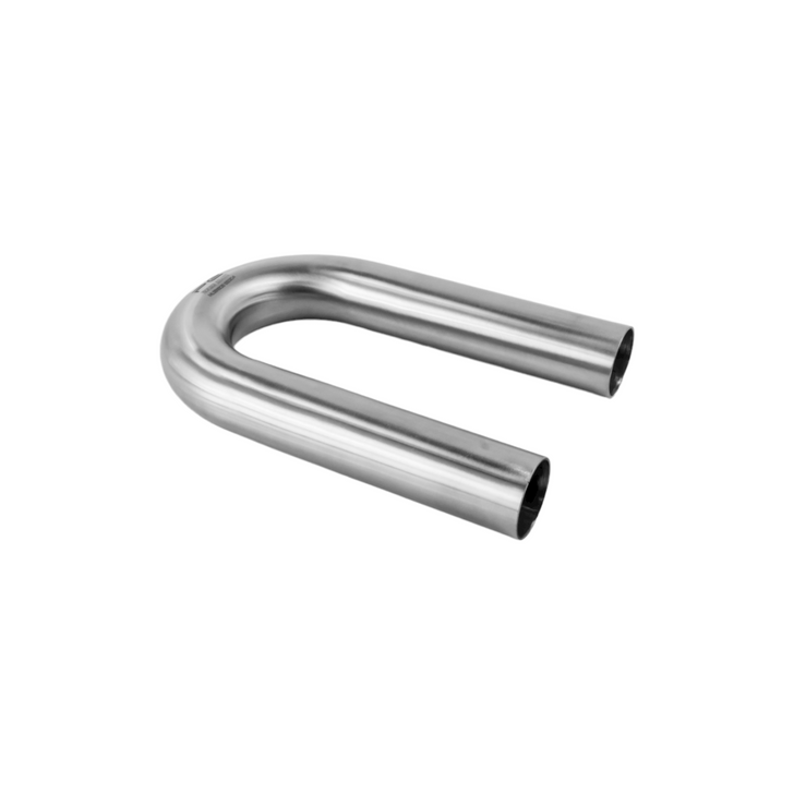 180 Degree 38.1mm 1.5D Mandrel Exhaust Bend T304 Stainless Steel Long Legs