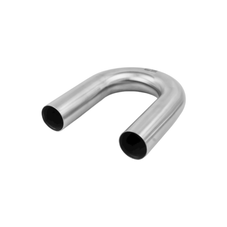 180 Degree  63mm 1.5D Mandrel Exhaust Bend T304 Stainless Steel Long Legs