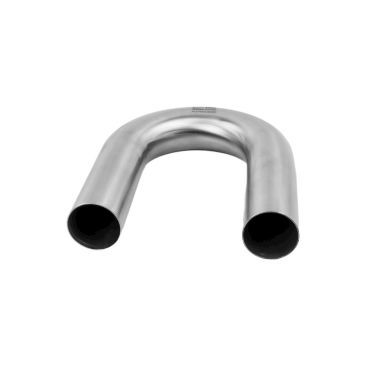 180 Degree 76mm 1.5D Mandrel Exhaust Bend T304 Stainless Steel Long Legs