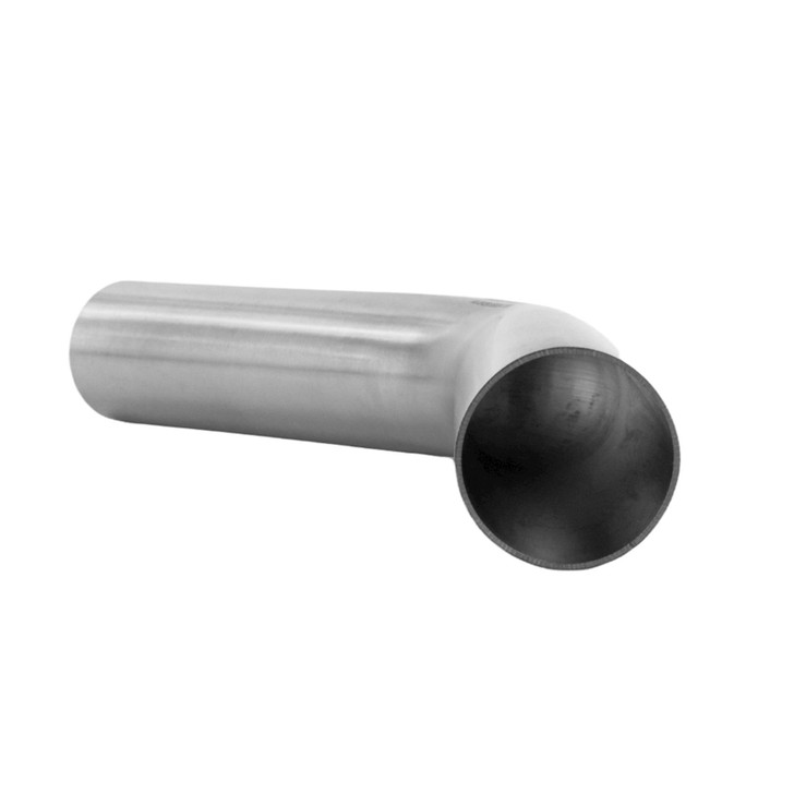 45 Degree  45mm 1.5D Mandrel Exhaust Bend T304 Stainless Steel Long Legs