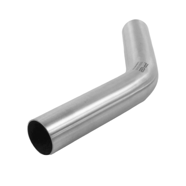 45 Degree  45mm 1.5D Mandrel Exhaust Bend T304 Stainless Steel Long Legs