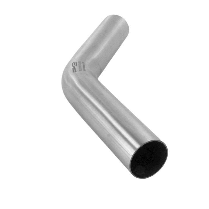 45 Degree  45mm 1.5D Mandrel Exhaust Bend T304 Stainless Steel Long Legs