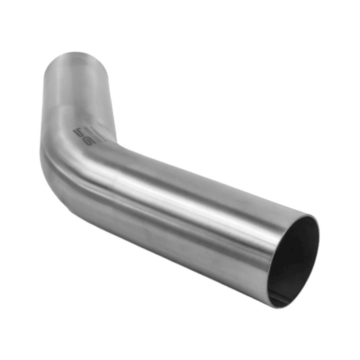 45 Degree 57mm 1.5D Mandrel Exhaust Bend T304 Stainless Steel Long Legs