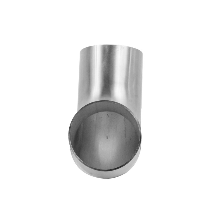 90 degree 2.25" 57mm Tight 1D Mandrel Exhaust Bend T304 Stainless Steel Polished