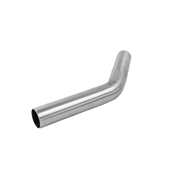 45 Degree  38mm 1.5D Mandrel Exhaust Bend T304 Stainless Steel Long Legs