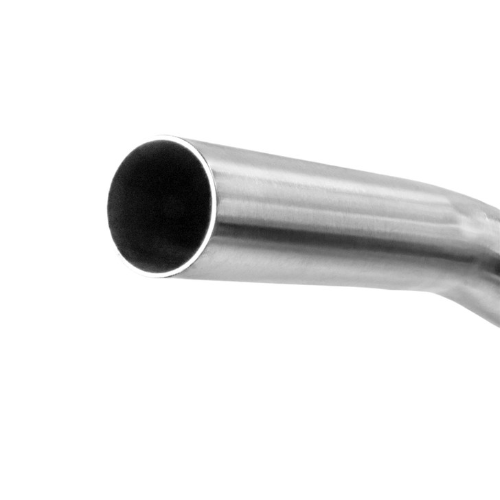 45 Degree  38mm 1.5D Mandrel Exhaust Bend T304 Stainless Steel Long Legs