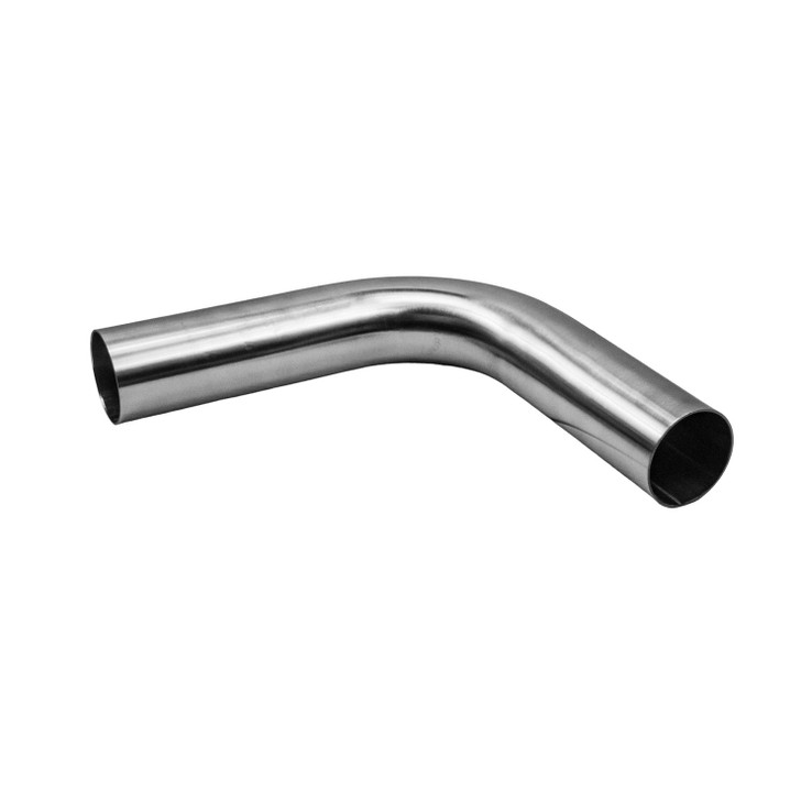 90 Degree  38mm 1.5D Mandrel Exhaust Bend T304 Stainless Steel Long Legs