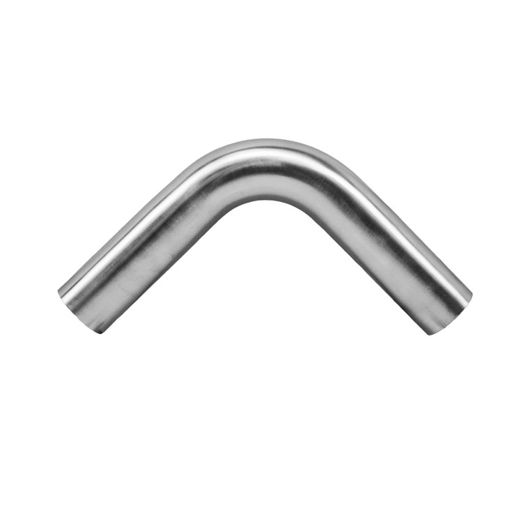 90 Degree  38mm 1.5D Mandrel Exhaust Bend T304 Stainless Steel Long Legs