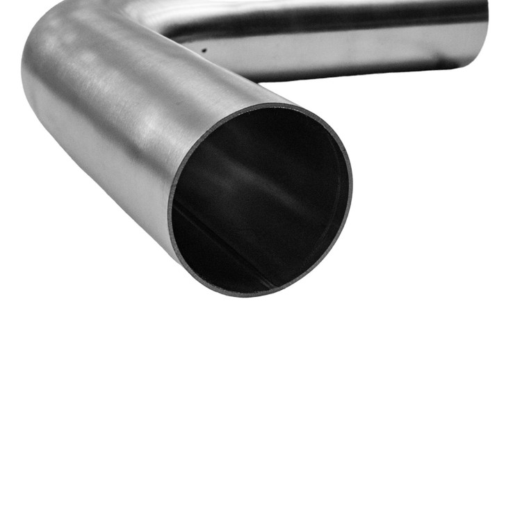 90 Degree  38mm 1.5D Mandrel Exhaust Bend T304 Stainless Steel Long Legs
