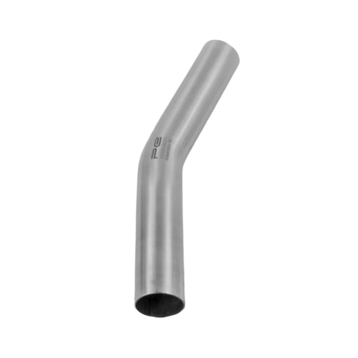 25 Degree 45mm 1.5D Mandrel Exhaust Bend T304 Stainless Steel Long Legs