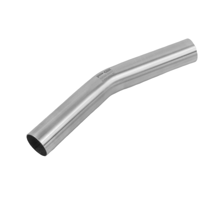 25 Degree 45mm 1.5D Mandrel Exhaust Bend T304 Stainless Steel Long Legs
