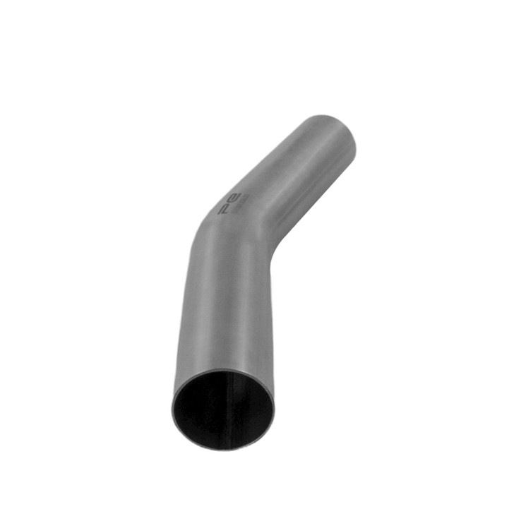 25 Degree  51mm 1.5D Mandrel Exhaust Bend T304 Stainless Steel Long Legs