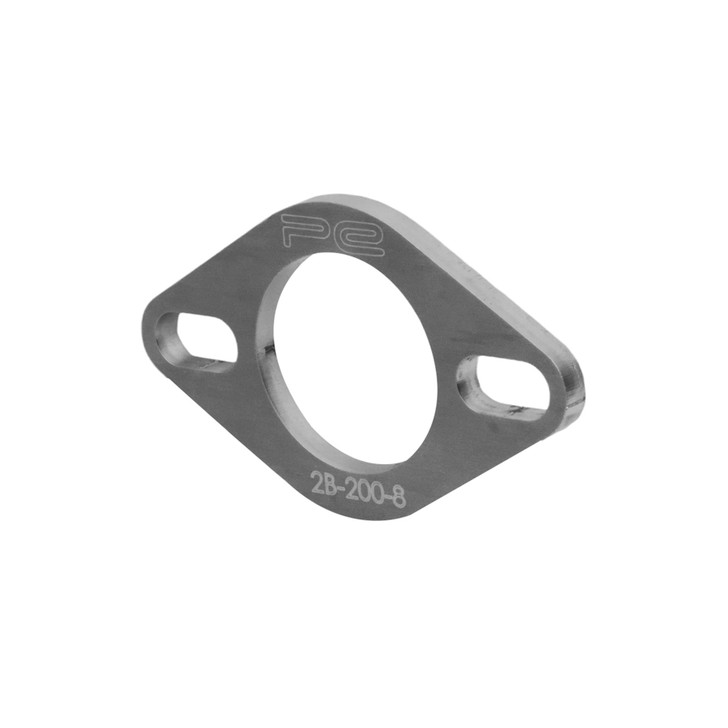 Exhaust Flange 2 inch ID 304 Stainless Steel 8mm thick 2 Bolt Flange