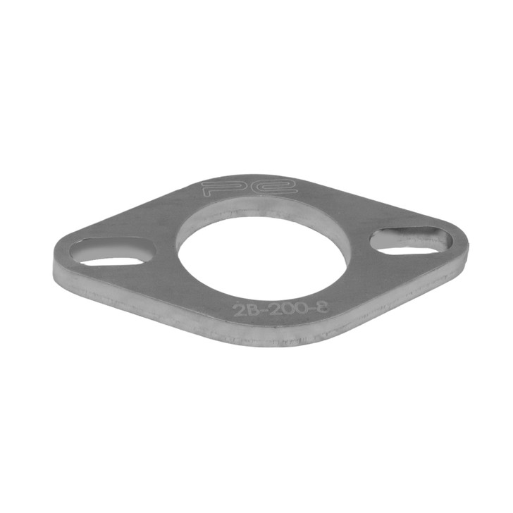 Exhaust Flange 2 inch ID 304 Stainless Steel 8mm thick 2 Bolt Flange