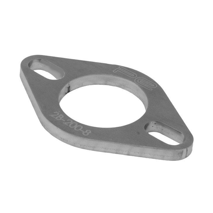 Exhaust Flange 2 inch ID 304 Stainless Steel 8mm thick 2 Bolt Flange