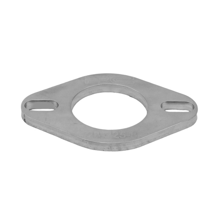 Exhaust Flange 2.25 inch ID 304 Stainless Steel 8mm thick 2 Bolt Flange