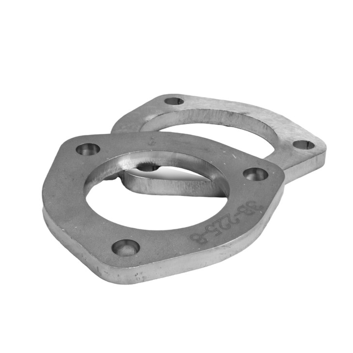 Exhaust Flange 2.25 inch ID 304 Stainless Steel 8mm thick 3 Bolt Flange