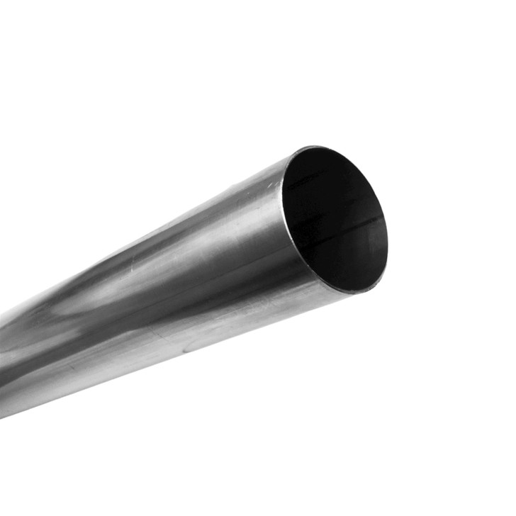 60mm OD x 1000mm x 1.5mm 304 Stainless Steel Length Exhaust Pipe Tube - T60115