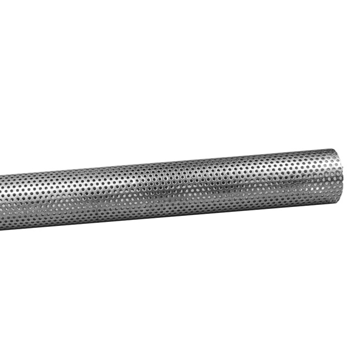 57.15mm OD 1000mm 1.2 Wall Perforated 304 Stainless Steel Exhaust Pipe Tube