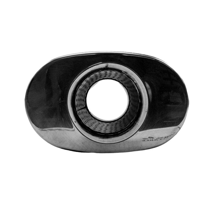 Exhaust Muffler Silencer 304 Stainless Steel 4 inch 5 x 8 Oval x 14 inch