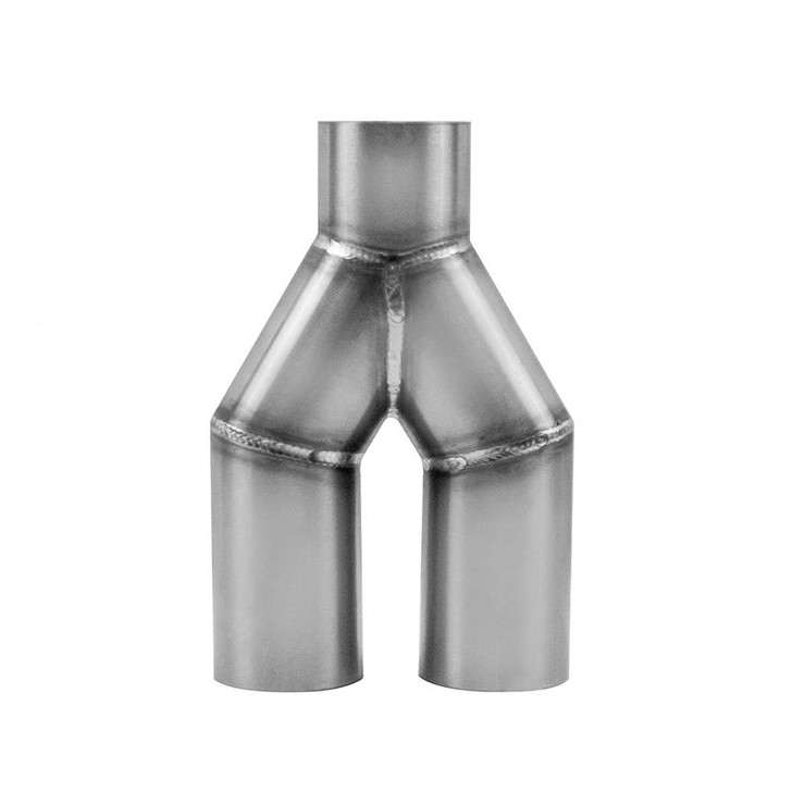 2 inch 51mm Exhaust Y Pipe 304 Stainless Steel Y Piece