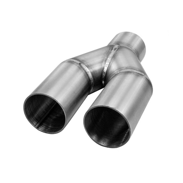 2.25 inch 57mm Exhaust Y Pipe 304 Stainless Steel Y Piece
