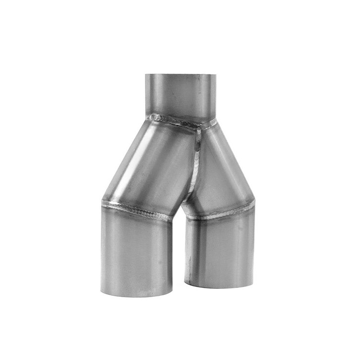 2.5 inch 63mm Exhaust Y Pipe 304 Stainless Steel Y Piece