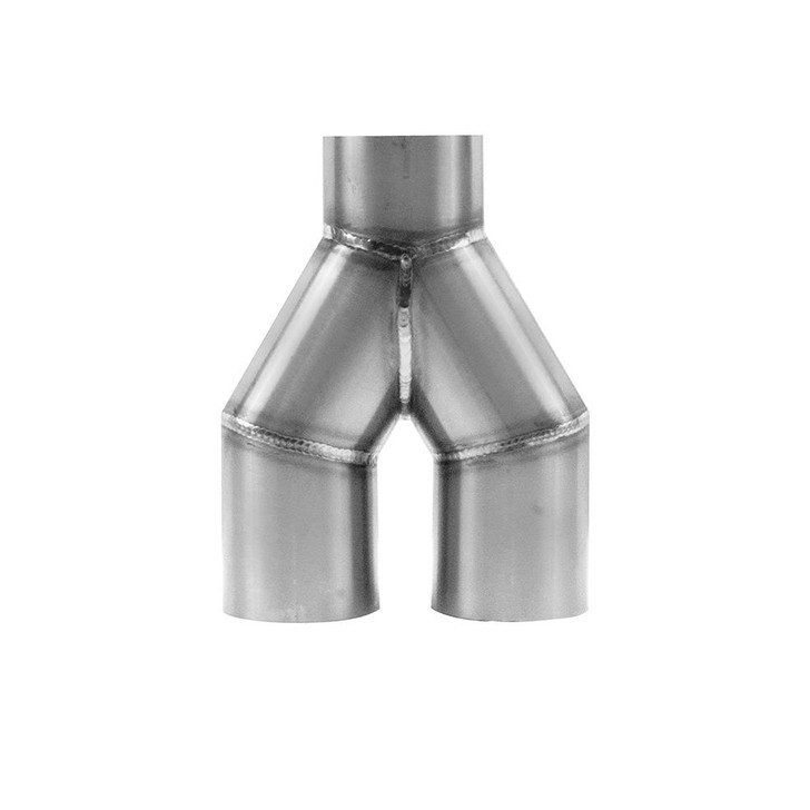 2.5 inch 63mm Exhaust Y Pipe 304 Stainless Steel Y Piece