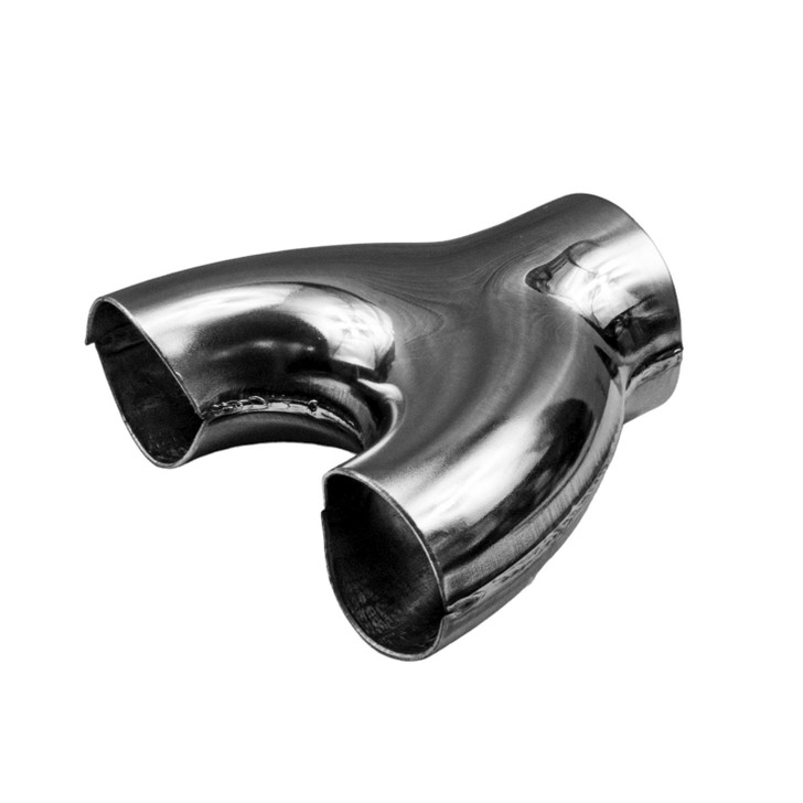 Universal Exhaust Pressed Y Pipe 304 Stainless Steel - YPC51
