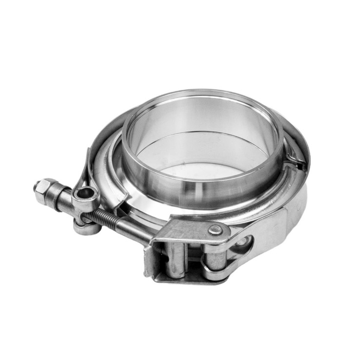 2.75" Inch 70mm Profusion 304 Stainless Steel V-Band Clamp Kit M/F Quick Release