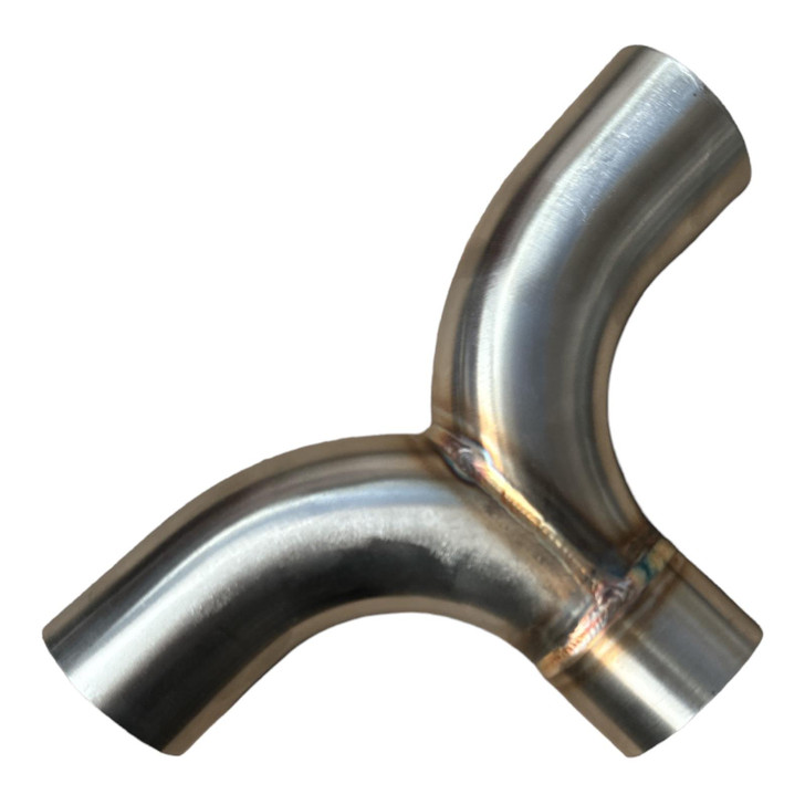 3 inch 76mm Exhaust Seagull Y Pipe 304 Stainless Steel T Piece