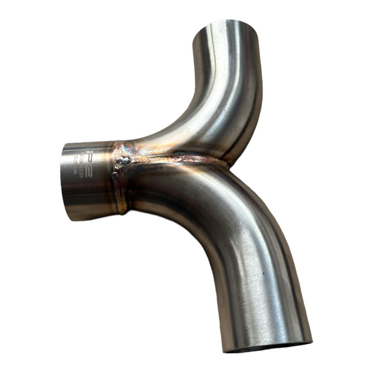2.5 inch 63mm Exhaust Seagull Y Pipe 304 Stainless Steel T Piece
