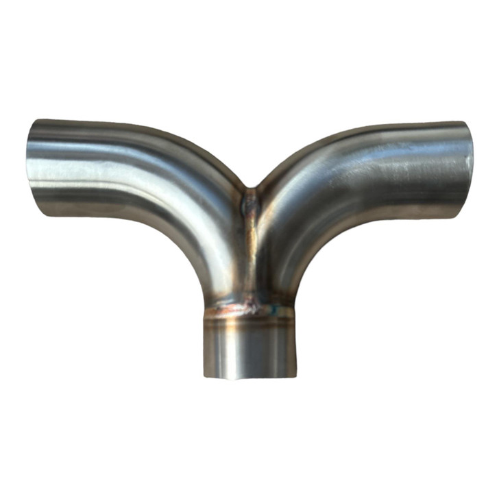 2 inch 51mm Exhaust Seagull Y Pipe 304 Stainless Steel T Piece
