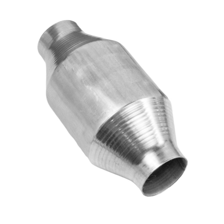 2.5" 63mm Universal 5 Inch Round High Flow Euro 4 Metallic Sports Cat 200 Cell CPSI