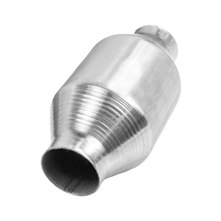 2.5" 63mm Universal 5 Inch Round High Flow Euro 4 Metallic Sports Cat 200 Cell CPSI