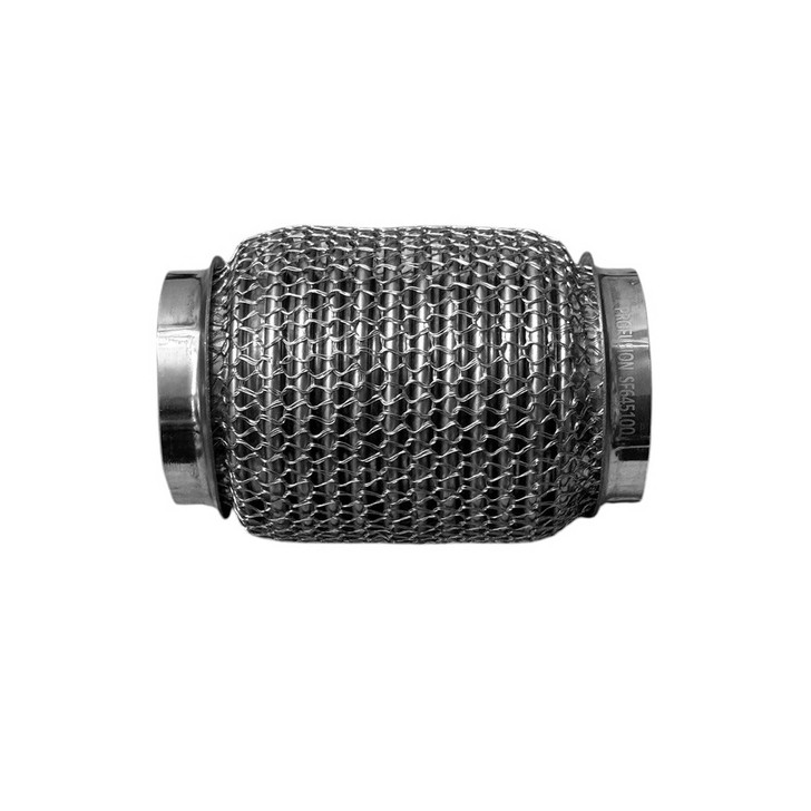 45mm x 100mm Soft Superflex Interlock Weld On 304 Stainless Steel Exhaust Flexi Tube Pipe