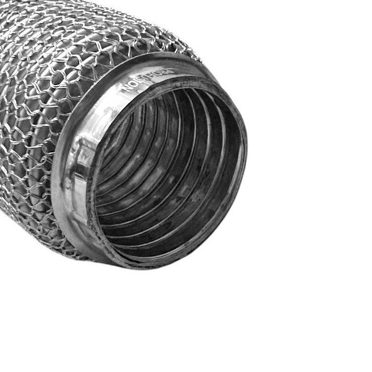 51mm x 100mm Soft Superflex Interlock Weld On 304 Stainless Steel Exhaust Flexi Tube Pipe