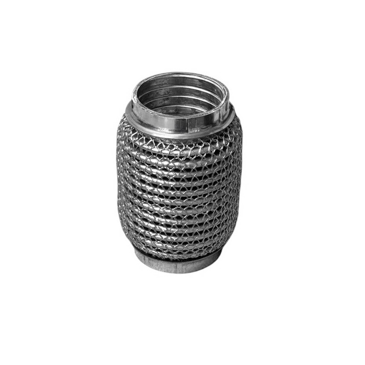 63mm x 100mm Soft Superflex Interlock Weld On 304 Stainless Steel Exhaust Flexi Tube Pipe