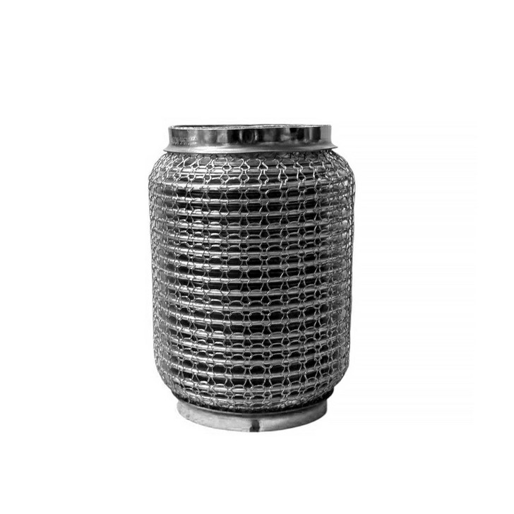 63mm x 150mm Soft Superflex Interlock Weld On 304 Stainless Steel Exhaust Flexi Tube Pipe