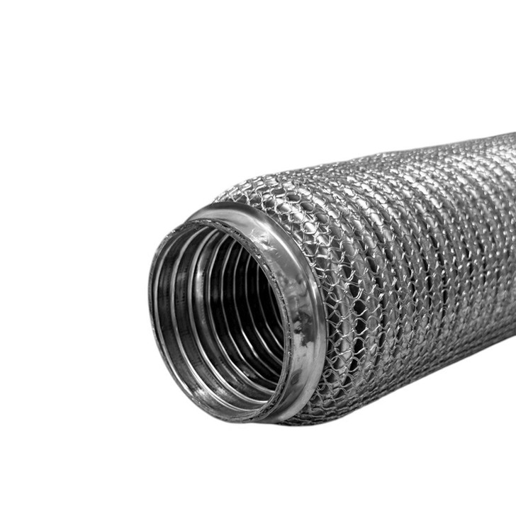 76mm x 250mm Soft Superflex Interlock Weld On 304 Stainless Steel Exhaust Flexi Tube Pipe