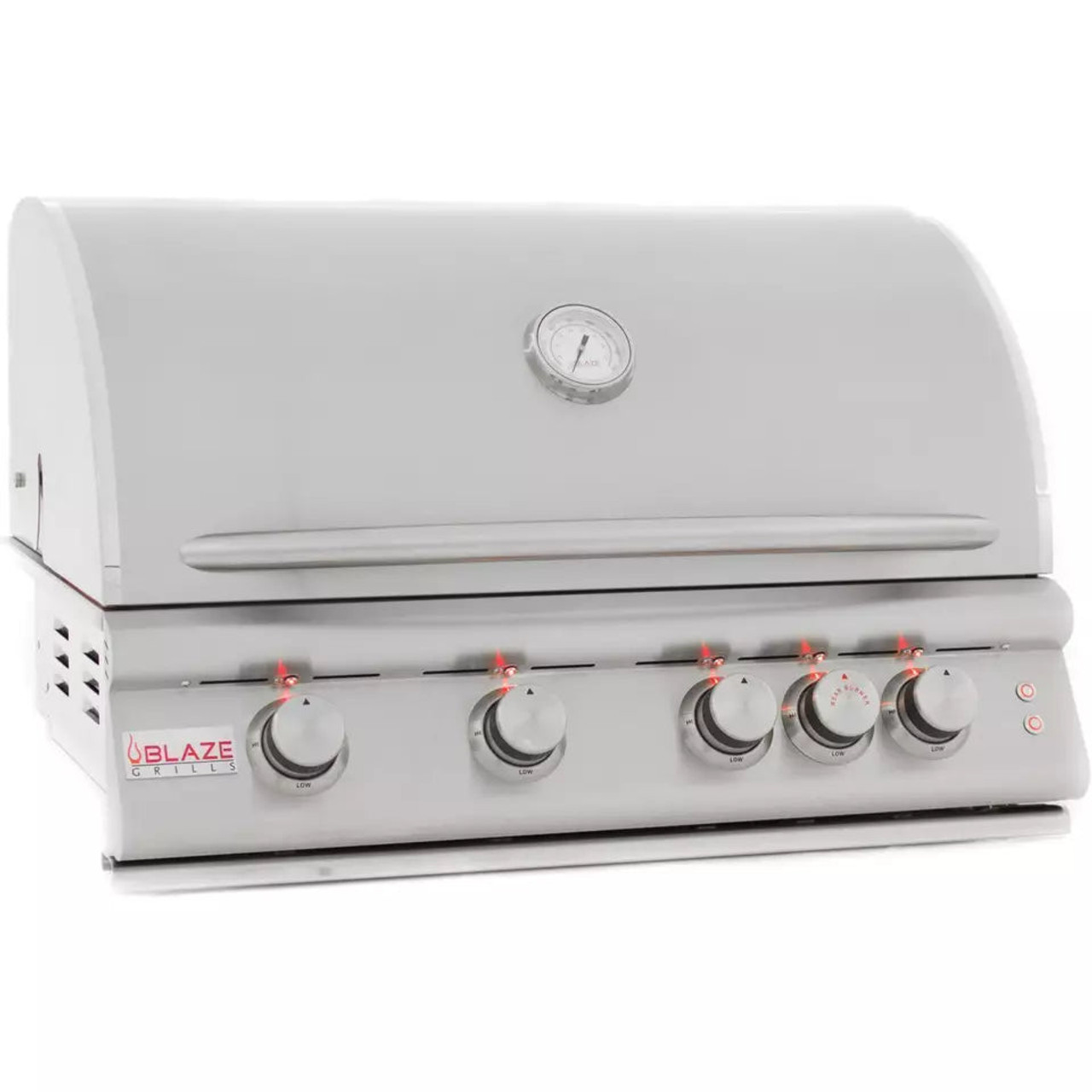 Blaze 4 Burner Grill Natural Gas, 32" Cover and Infrared Burner Package Deal - BBP1NG
