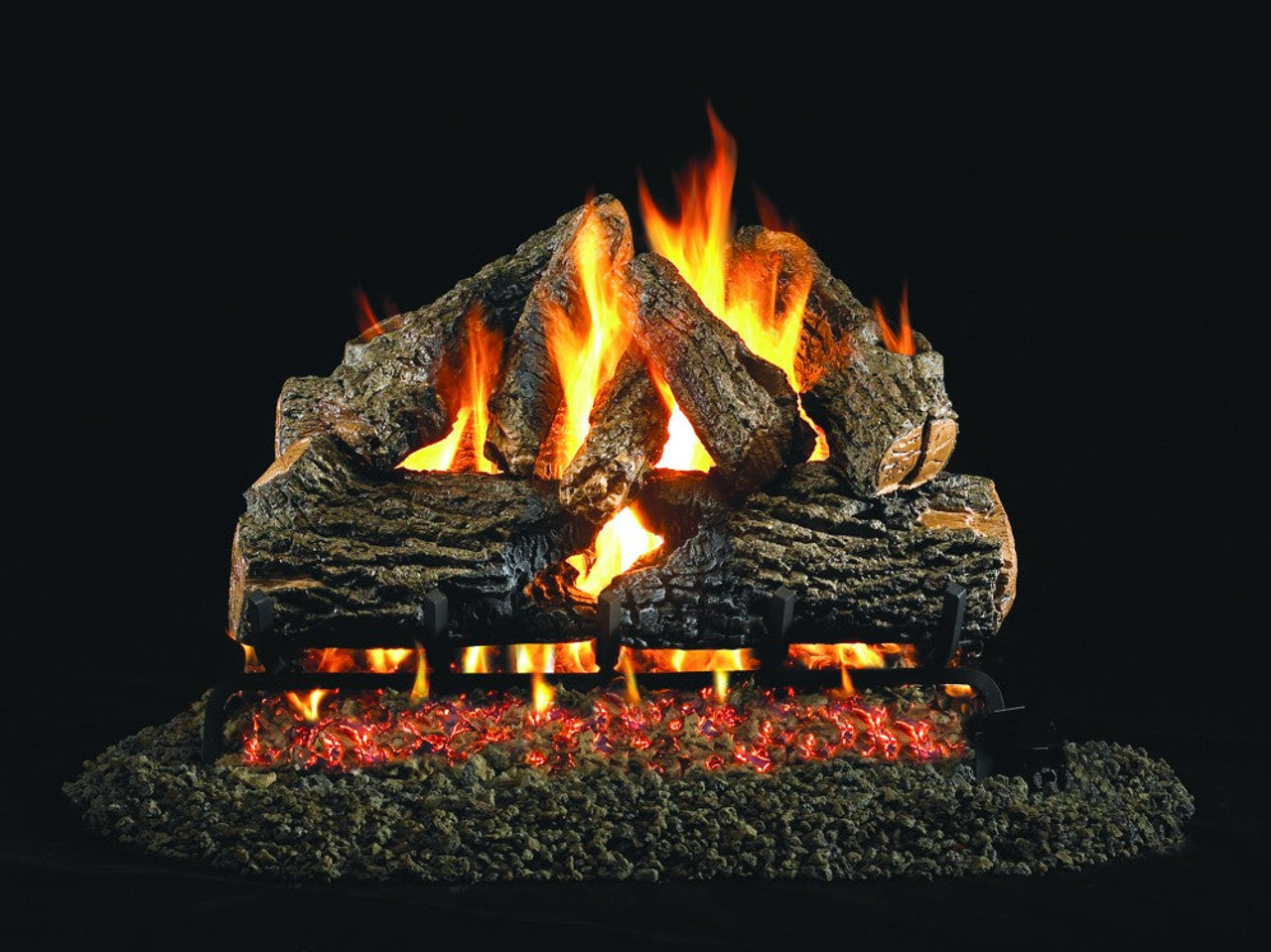 Peterson Gas Logs Charred Oak 24" Logs Only - CHD24